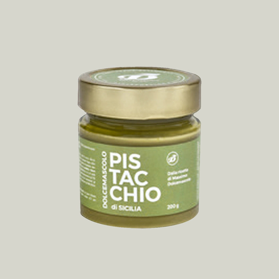 Panettone al pistacchio con crema spalmabile